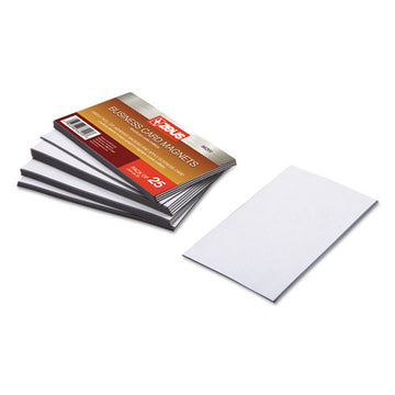 ZEUS® Business Card Magnets, 2 X 3.5, White, Adhesive Coated, 25-pack freeshipping - TVN Wholesale